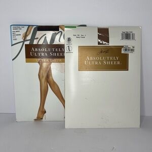 Hanes Absolutely Ultra Sheer Pantyhose Pack - Beige/Tan